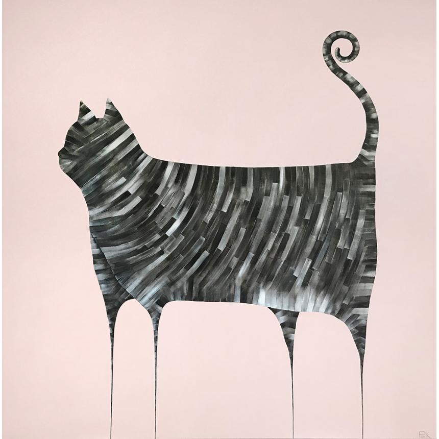 Πίνακας σε καμβά Γάτα