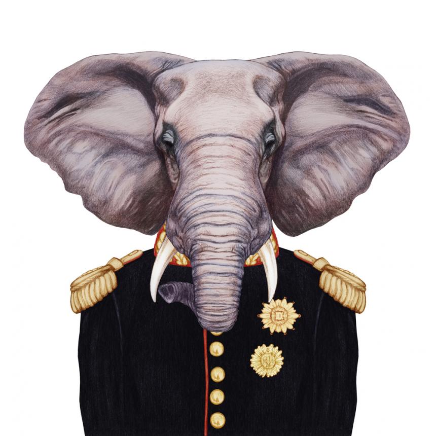 Πίνακας Ελέφαντας στρατηγός