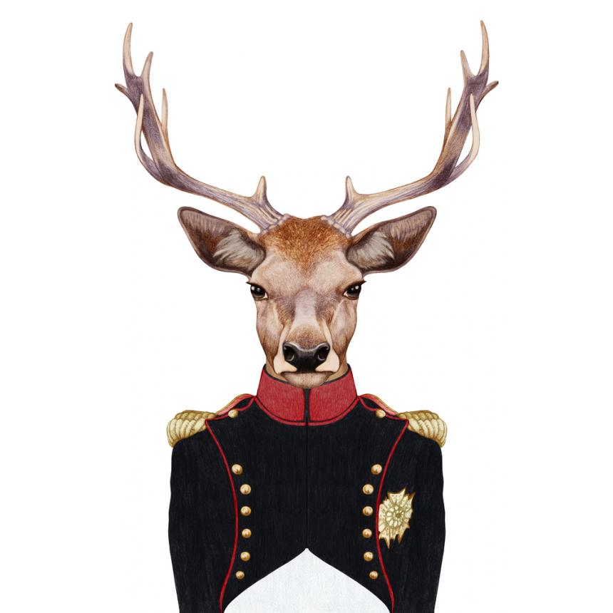 Πίνακας Ελάφι αξιωματικός