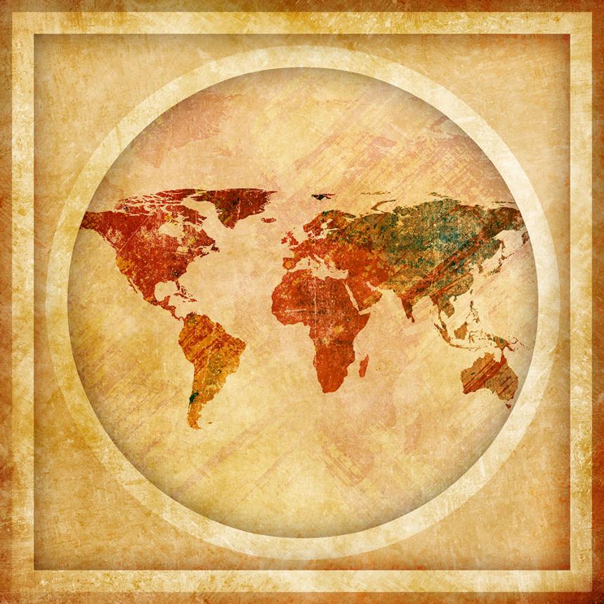 Πίνακας Παγκόσμιος χάρτης
