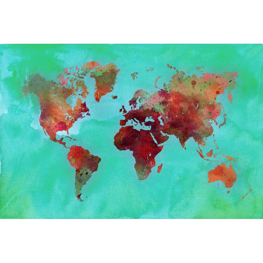 Πίνακας Παγκόσμιος χάρτης