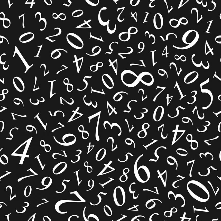 Πίνακας σε καμβά Αριθμοί