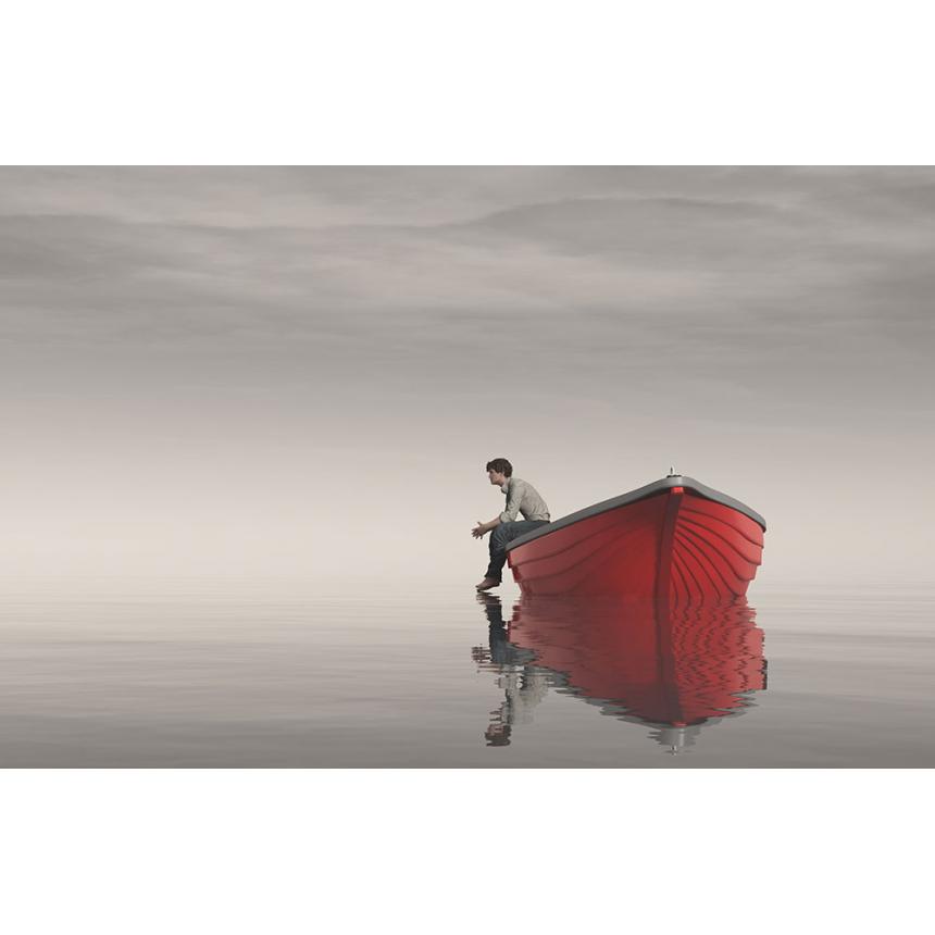  Πίνακας Αναπολώντας στην κόκκινη βάρκα
