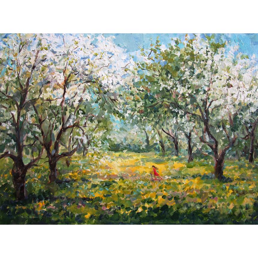 Πίνακας ζωγραφικής Παίζοντας την άνοιξη