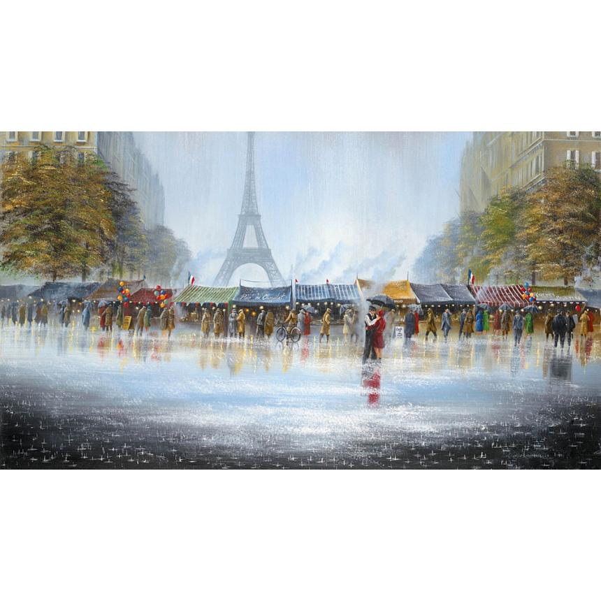 Πίνακας ζωγραφικής Βροχή στο Παρίσι
