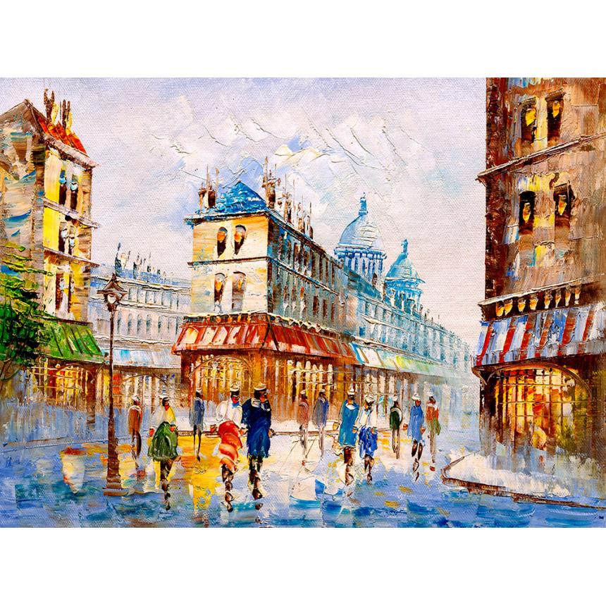 Πίνακας Βόλτα στον πεζόδρομο