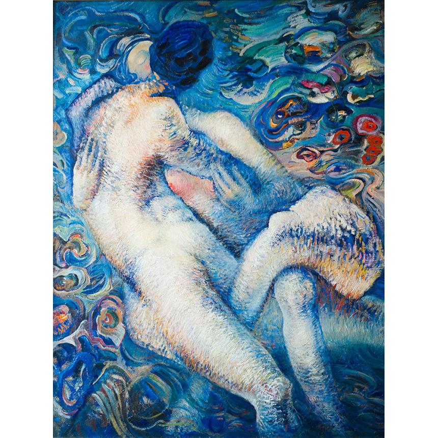 Πίνακας Abstract Kiss and touch