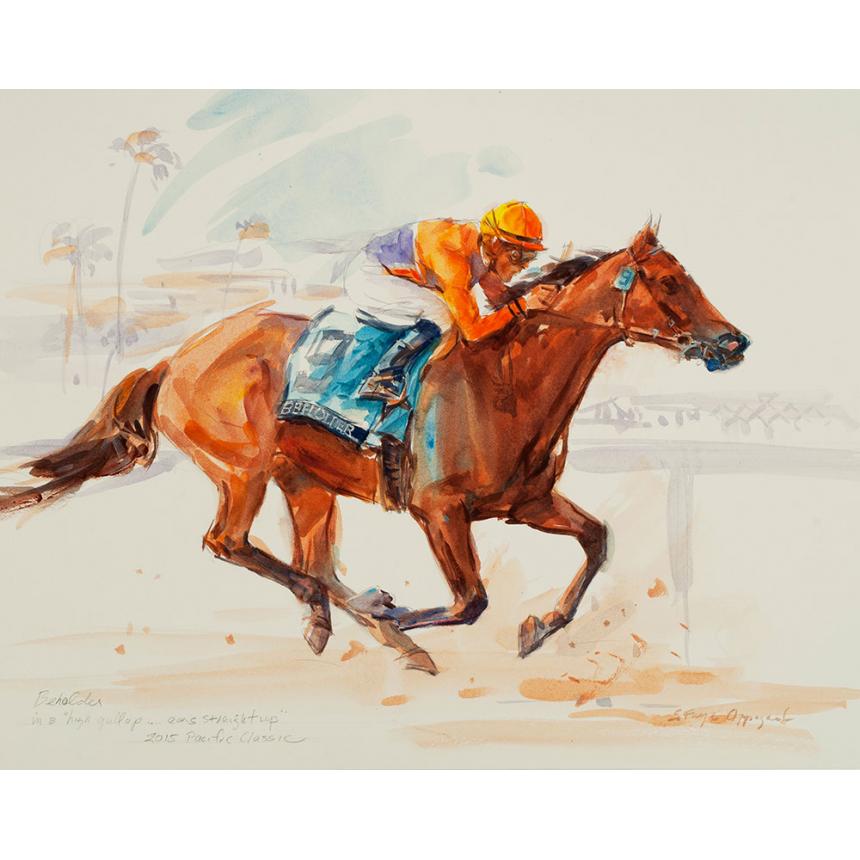 Πίνακας Τρέχοντας με Άλογο