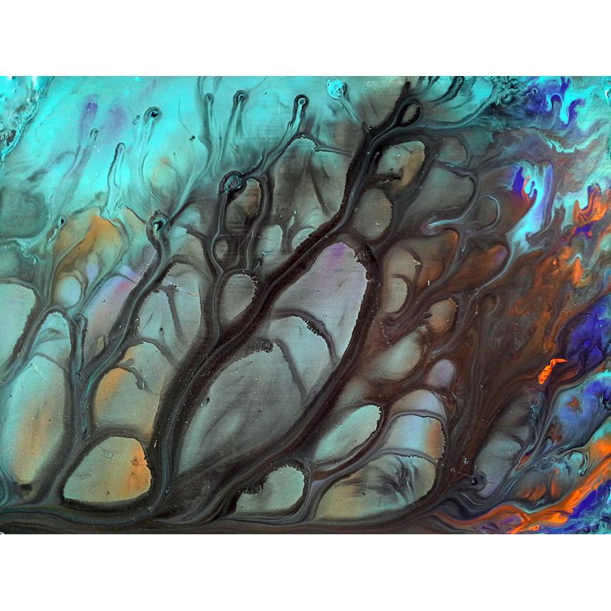 Πίνακας Abstract χρωματικά σχέδια 