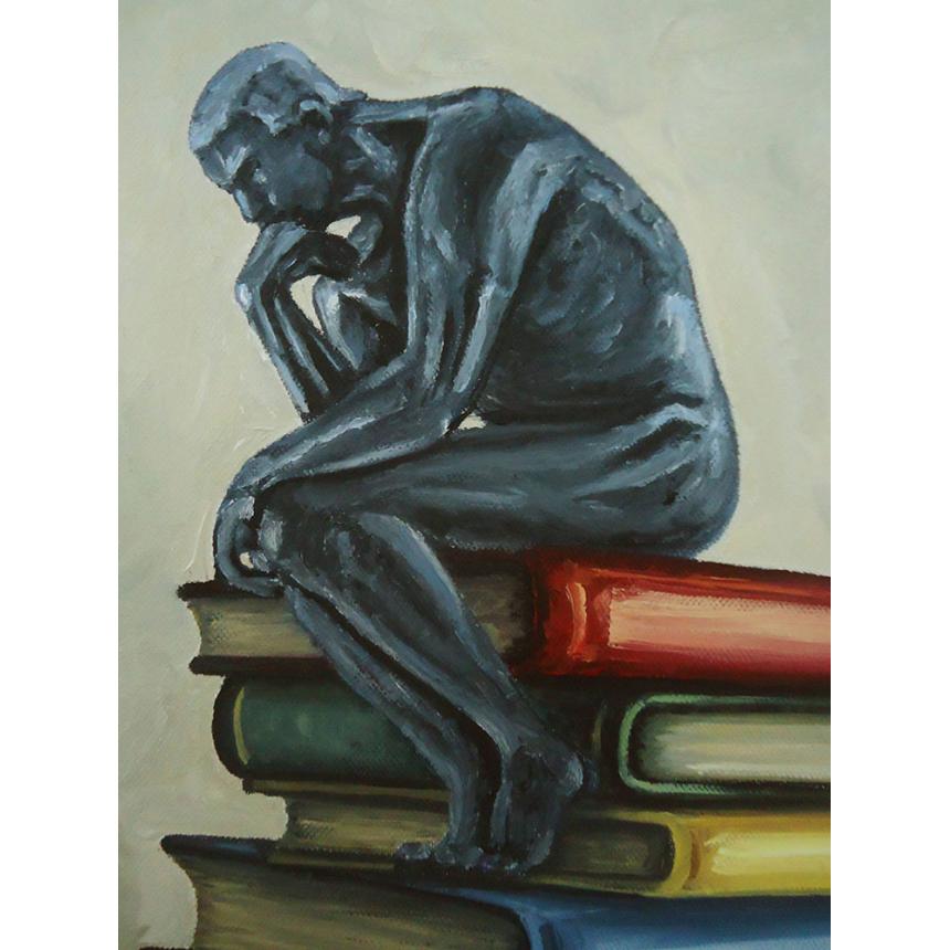 Πίνακας σε καμβά Σκέψη 