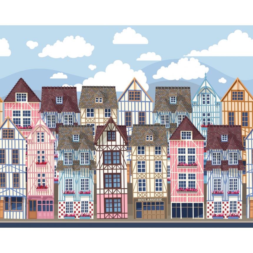 Πίνακας σπιτάκια