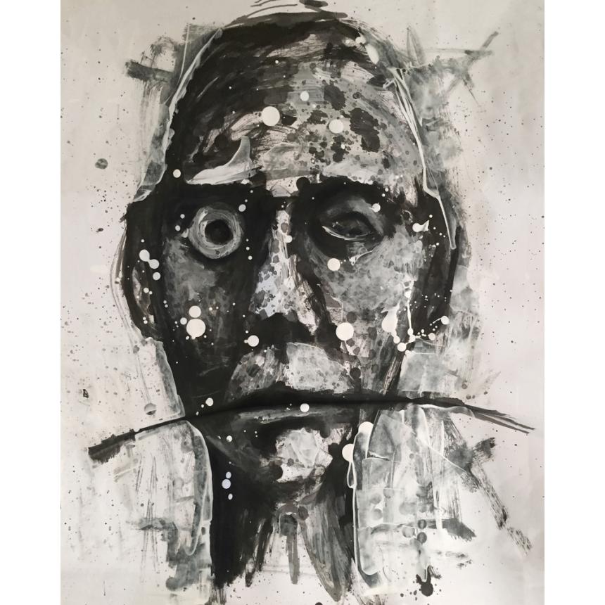 Πίνακας Ανδρική φιγούρα Σιωπή 