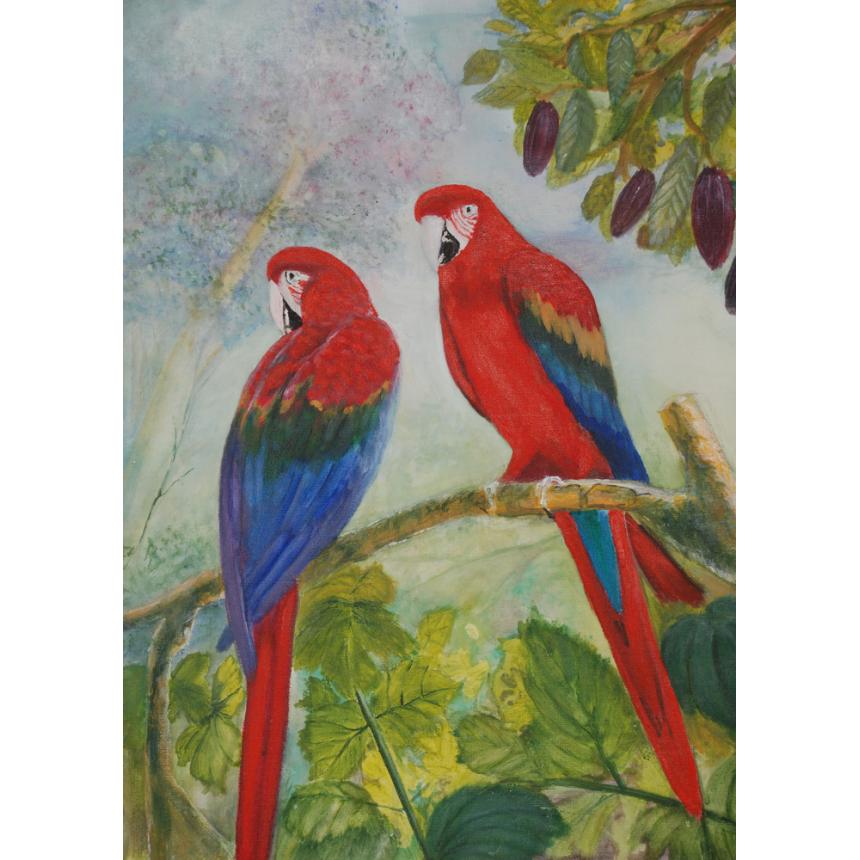 Πίνακας ζωγραφικής Παπαγάλοι 