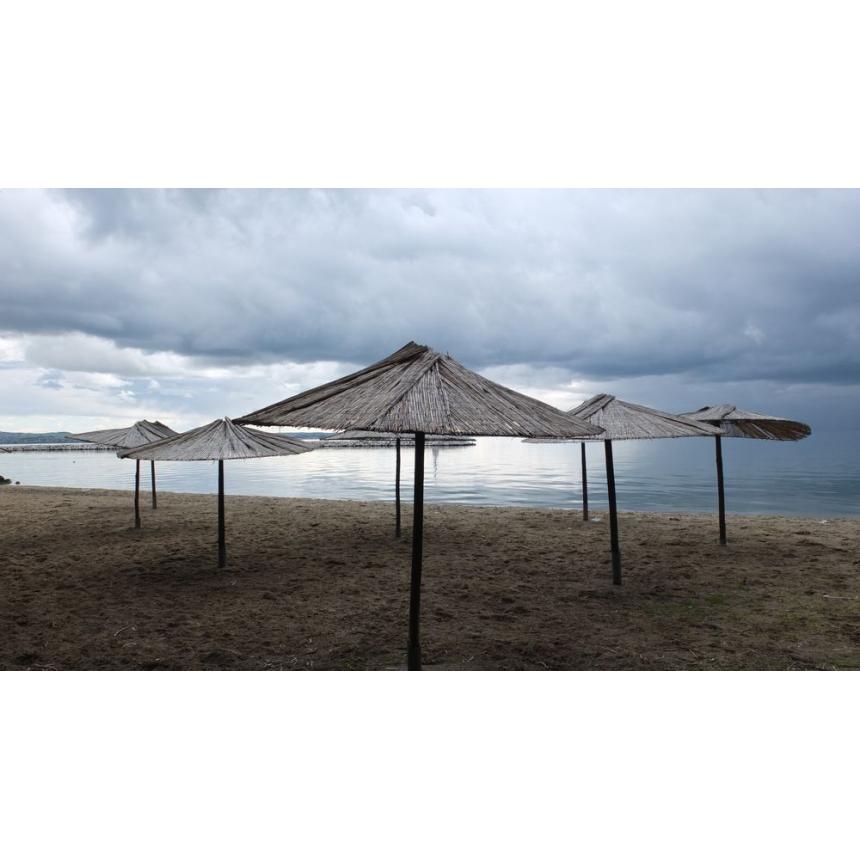 Πίνακας Ομπρέλες στην παραλία