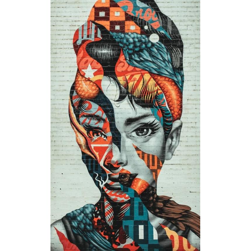 Πίνακας πρόσωπο collage