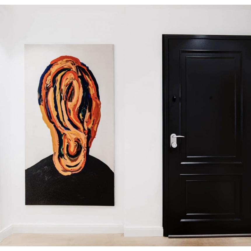 Πίνακας ζωγραφικής abstract face