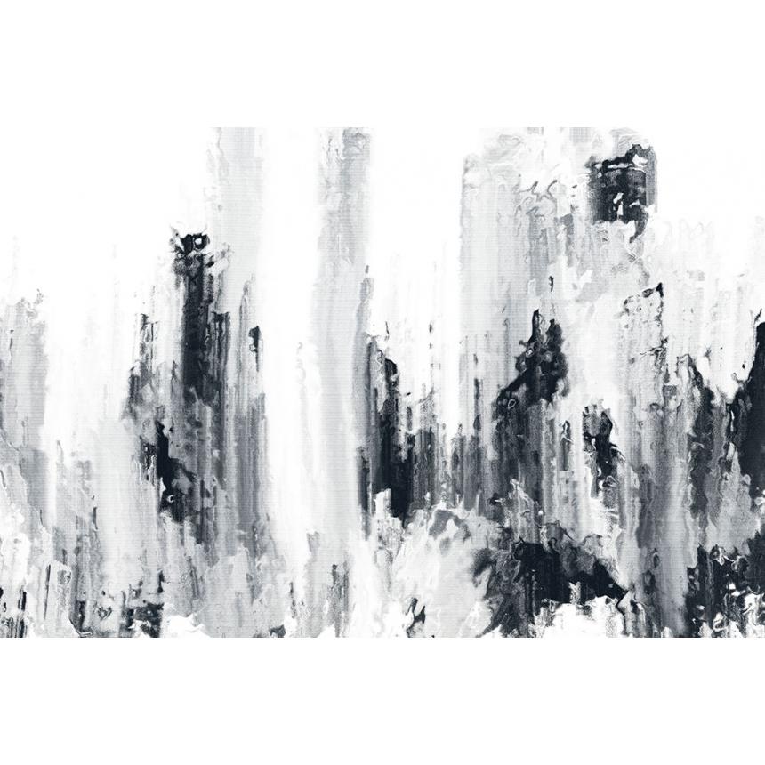 Πίνακας Abstract άσπρο -μαύρο B/W