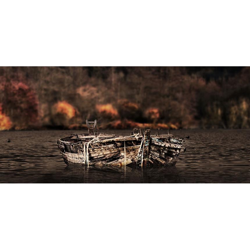 Πίνακας Βάρκα στη Λίμνη