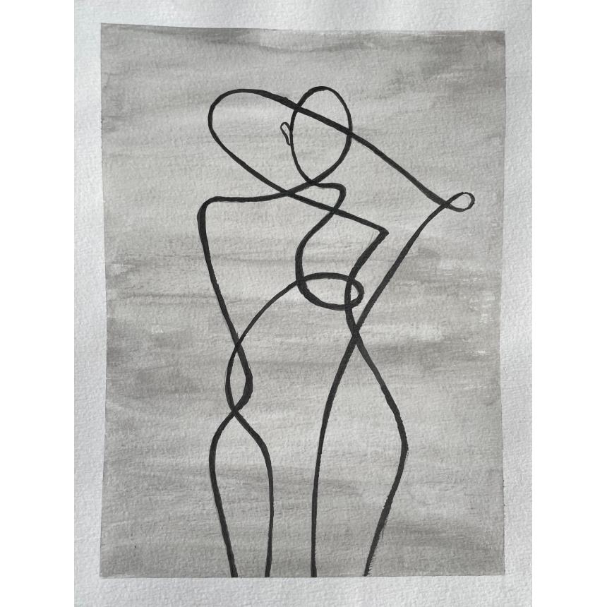 Πίνακας ζωγραφικής γυναικεία φιγούρα 