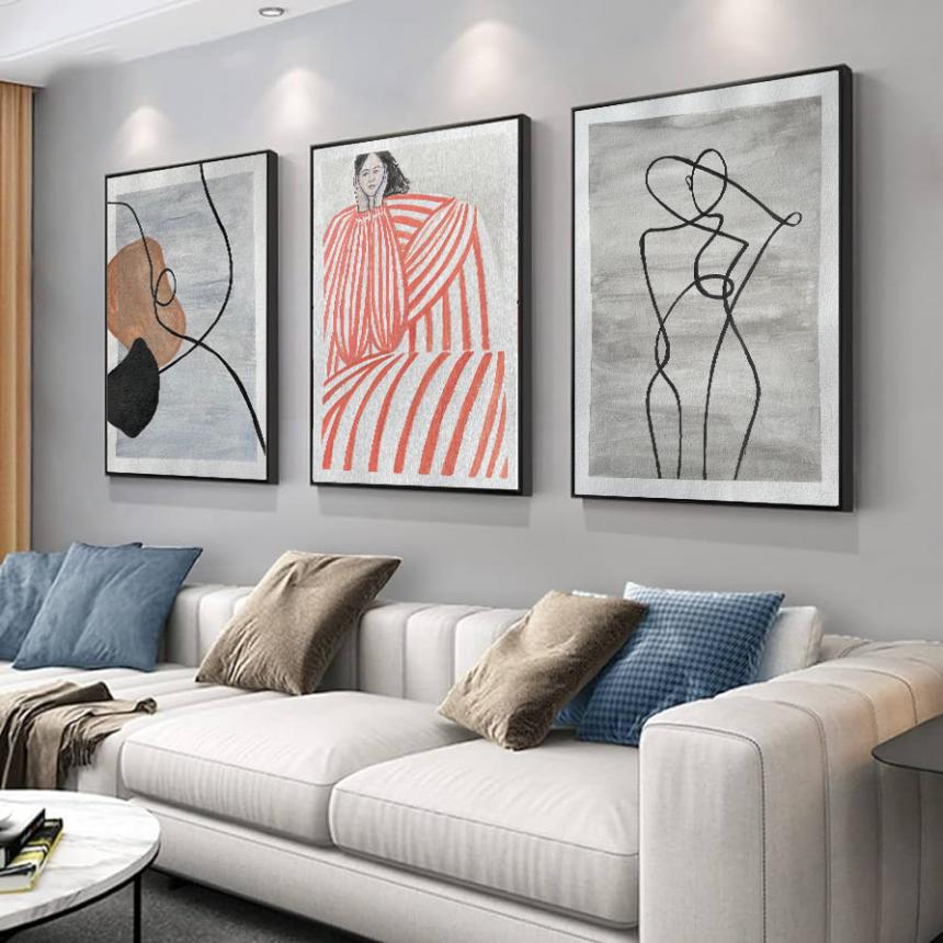 Πίνακας ζωγραφικής Abstract lines