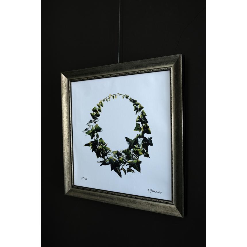 Πίνακας σε καμβά Στεφάνι Κισσού