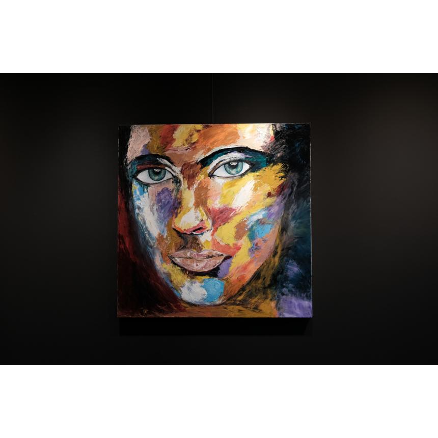 Πίνακας abstract γυναικείο πρόσωπο