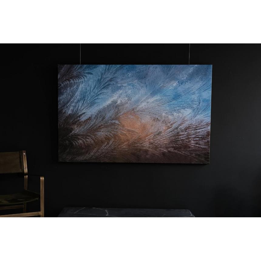 Πίνακας σε καμβά Abstract  Φύλλα