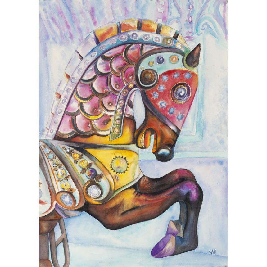 Πίνακας Άλογο καρουσέλ