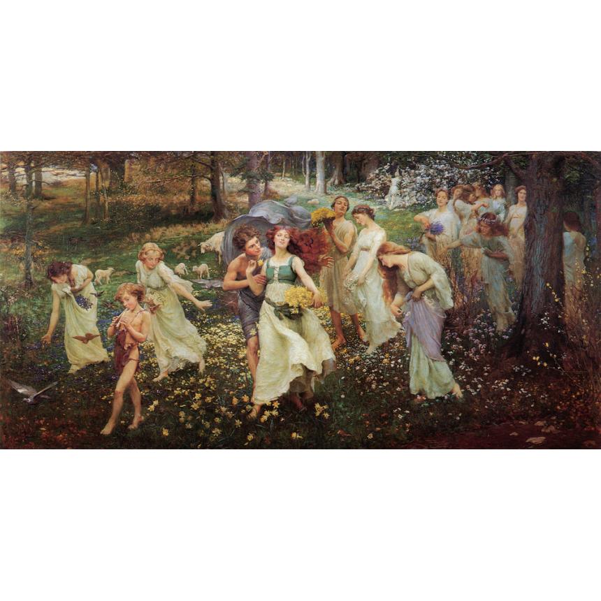 Πίνακας Charles Daniel Ward - The Progress of Spring