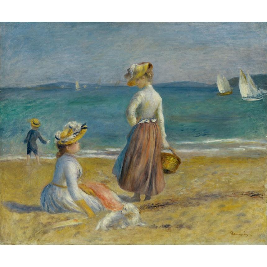 Πίνακας Renoir Φιγούρες στην παραλία