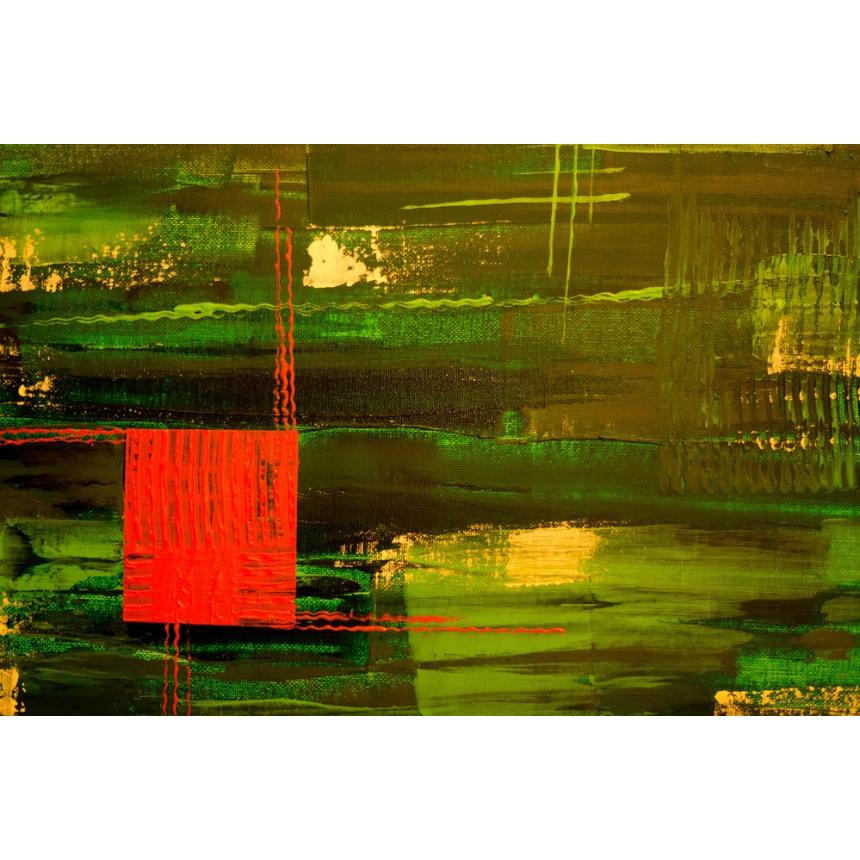 Πίνακας Abstract πράσινο