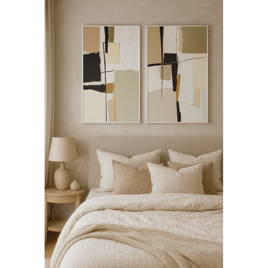 Πίνακας εκτύπωσης Γεωμετρικό Δίπτυχο Πίνακας εκτύπωσης Γεωμετρικό Δίπτυχο