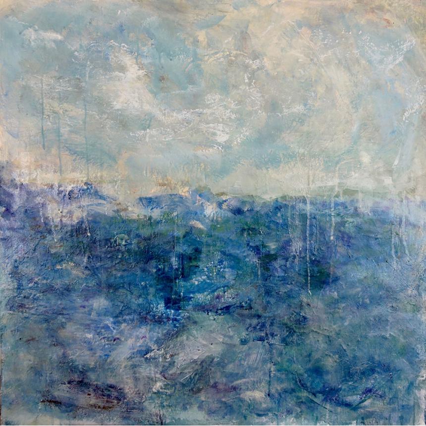 Πίνακας Abstract θάλασσα και ουρανός