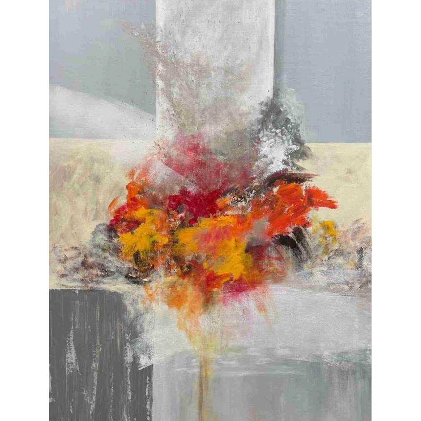 Πίνακας ζωγραφικής έκρηξη χρωμάτων 