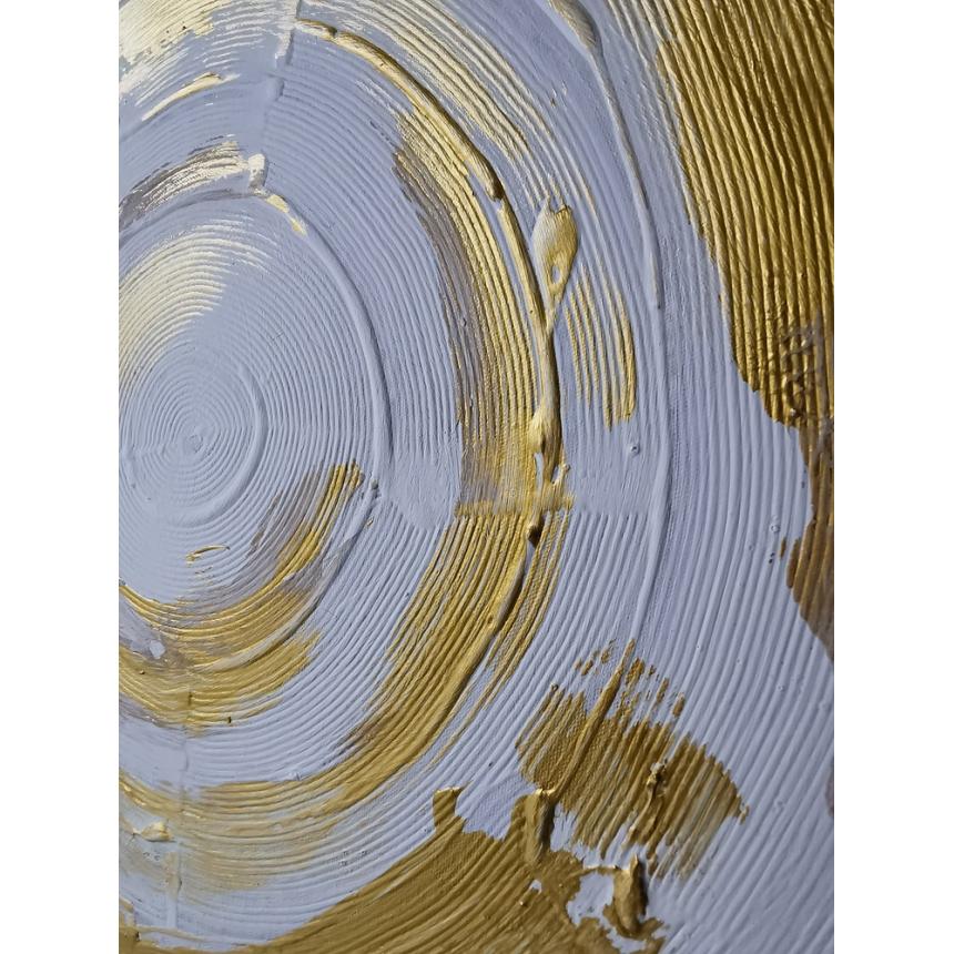 Πίνακας Abstract χρυσοί κύκλοι