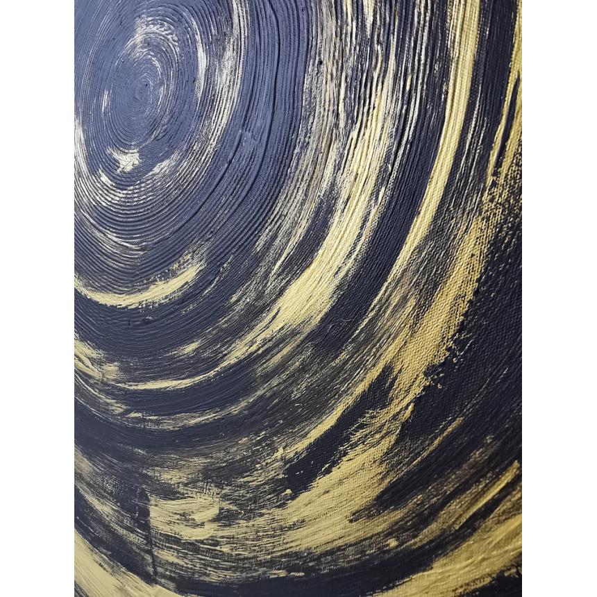 Πίνακας Abstract χρυσοί κύκλοι