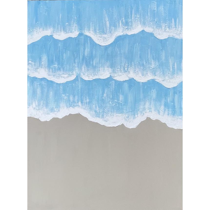 Πίνακας ζωγραφικής Textured waves
