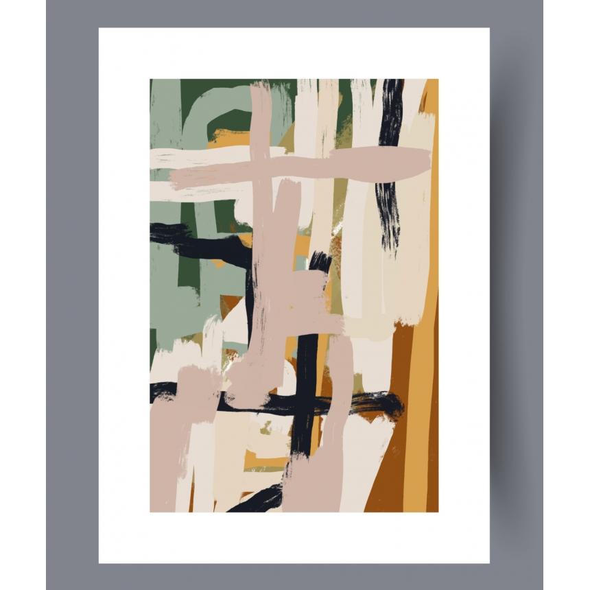 Abstract stripes Art 2098