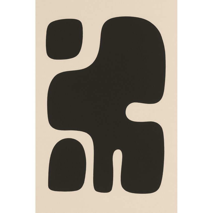 Abstract beige - black