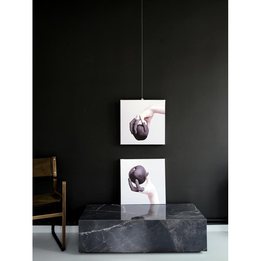 Πίνακας Μήλο - Χέρι BW