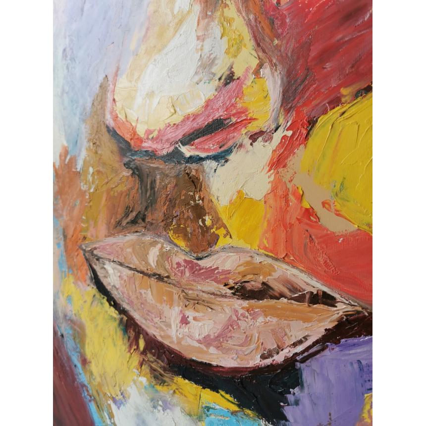 Πίνακας abstract γυναικείο πρόσωπο