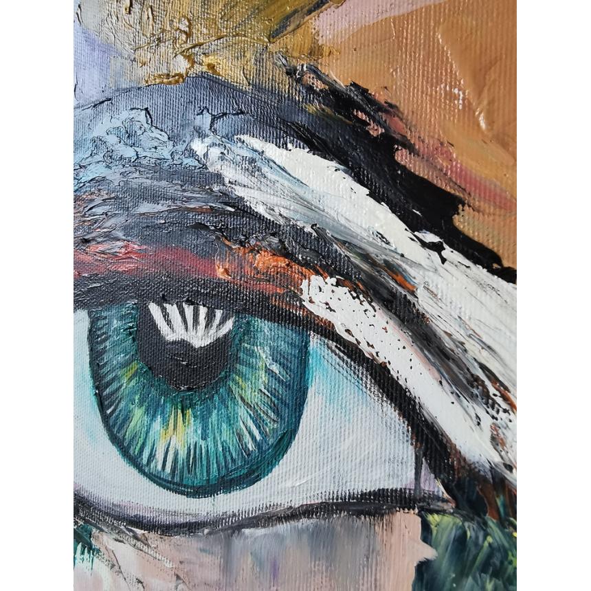 Πίνακας abstract γυναικείο πρόσωπο