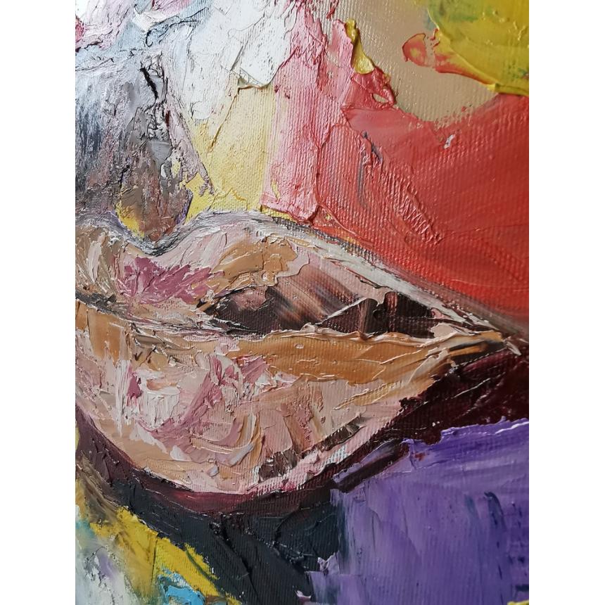 Πίνακας abstract γυναικείο πρόσωπο