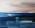 Πίνακας Abstract blu ορίζοντας σύννεφα