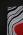 Abstract painting "Red drop"